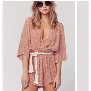 Faithfull the Brand Fox Playsuit in Algre Size XS